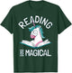 Unicorn Reading Is Magical - Booklover T-Shirt - T-Shirt | Forest