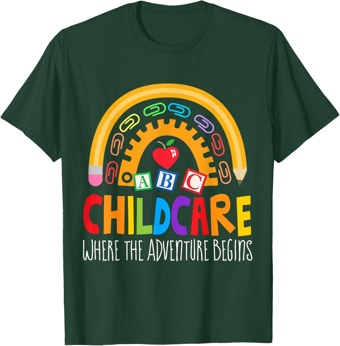 Childcare Director Daycare Crew School Provider Teacher T-Shirt - T-Shirt | Forest