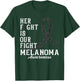 Her Fight Is Our Fight Melanoma Skin Awareness Day Supporter T-Shirt - T-Shirt | Forest