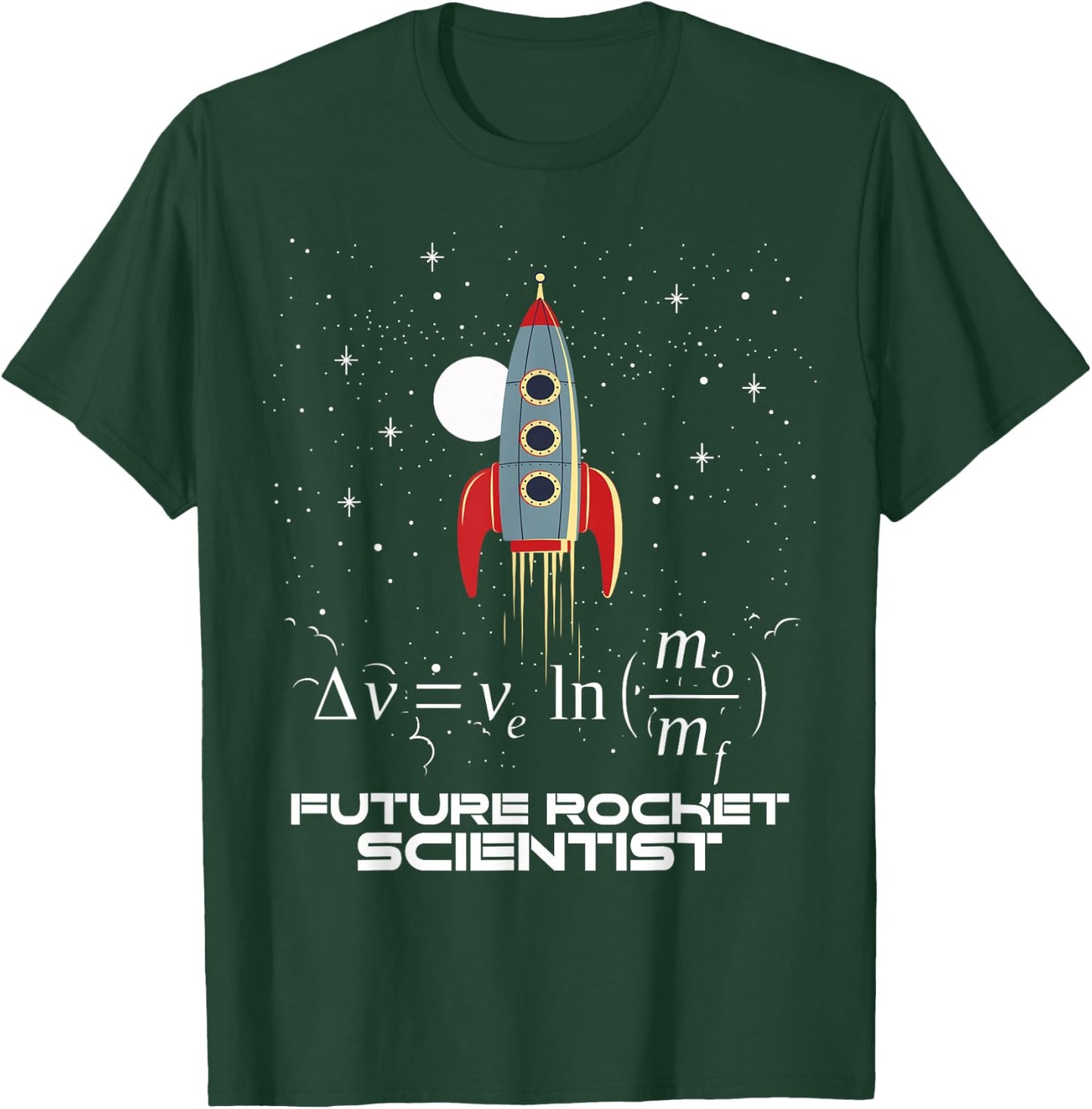 Future Rocket Scientist Rocket Ship Rocket Equation T Shirt T-Shirt - T-Shirt | Forest