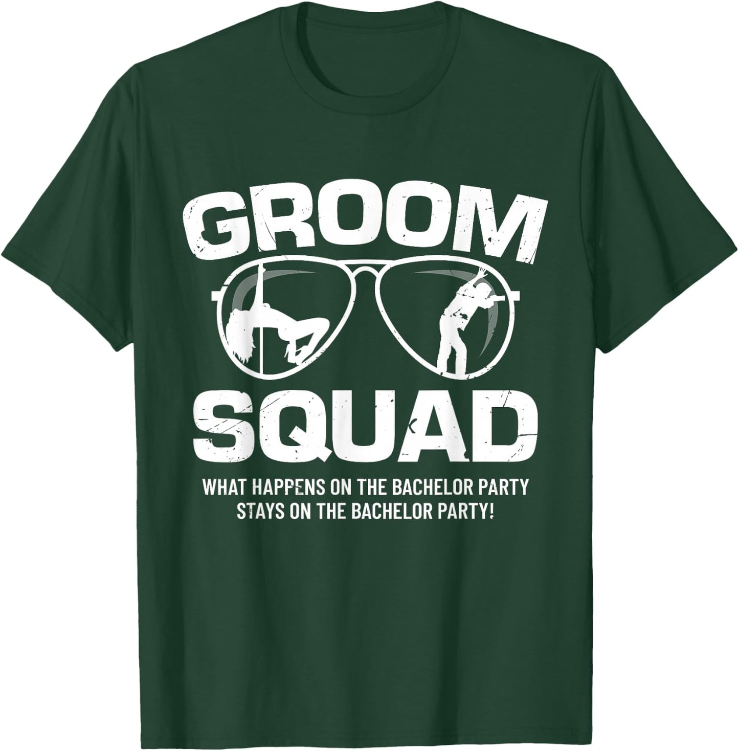 Groom Squad | Bucks Groom Groomsmen | Bachelor Party T-Shirt - T-Shirt | Forest