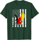 German Flag Eagle Vintage American Flag T-Shirt - T-Shirt | Forest