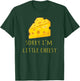 Sorry I'm Little Cheesy - Funny Cheese Pun Jokes T-Shirt - T-Shirt | Forest