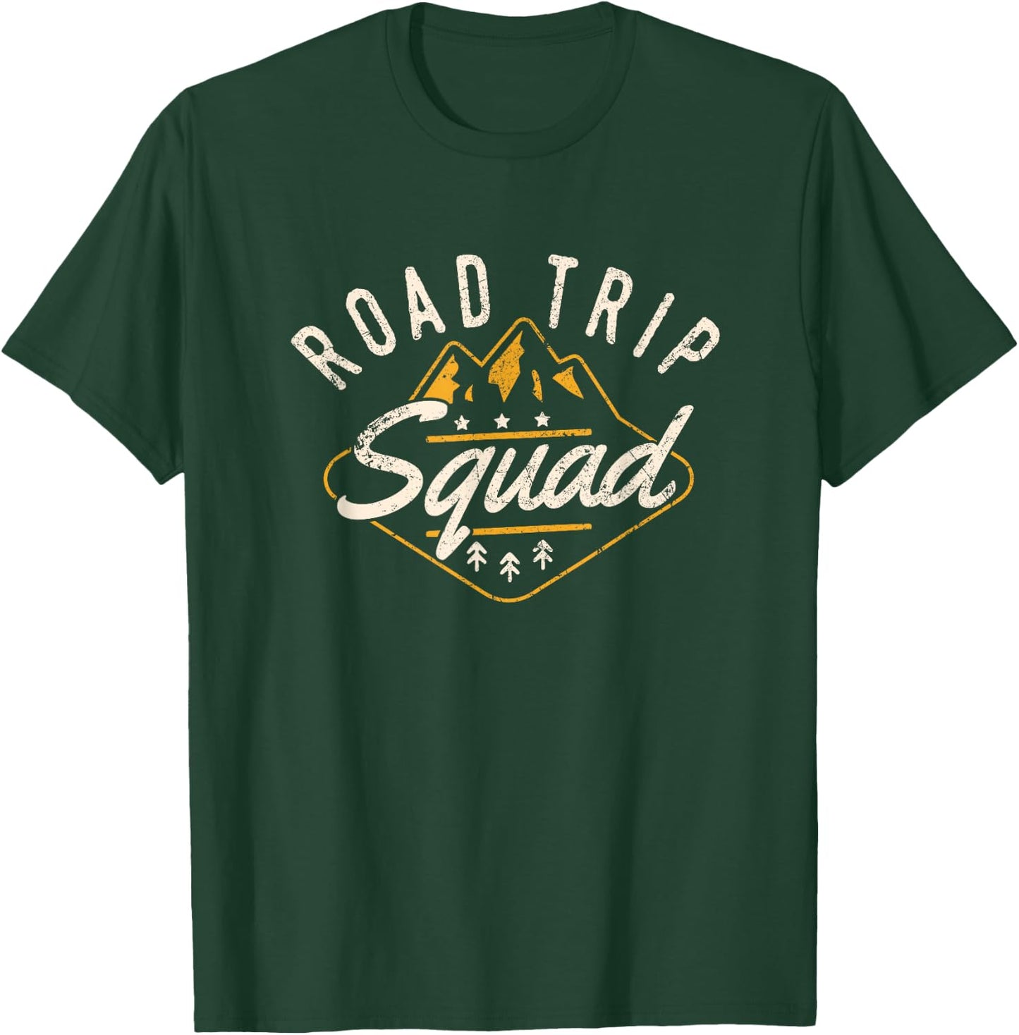 Road Trip Squad Shirt Hiking Camping Travel Men Women T-Shirt - T-Shirt | Forest