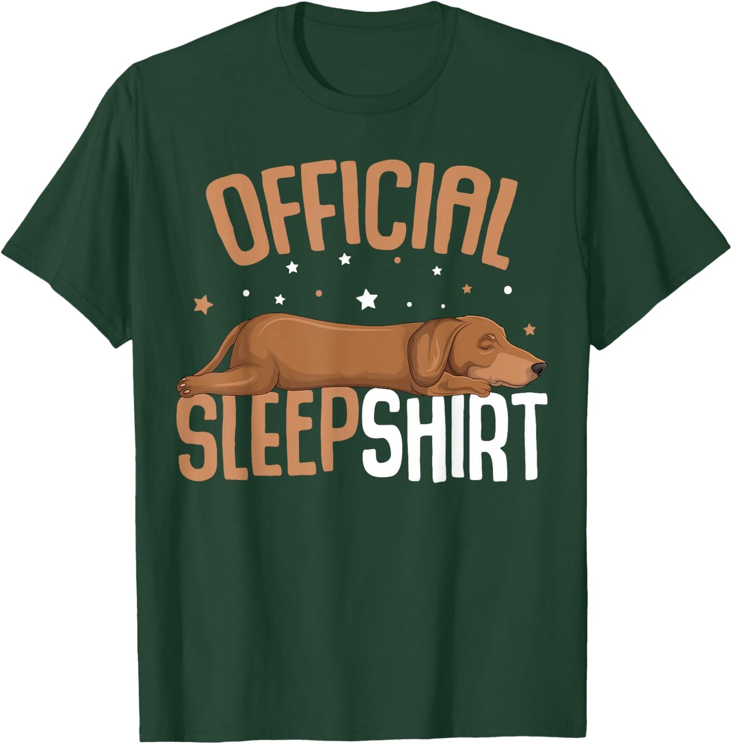 Dachshund Weiner Dog Official Sleepshirt Women Girls Kids T-Shirt - T-Shirt | Forest