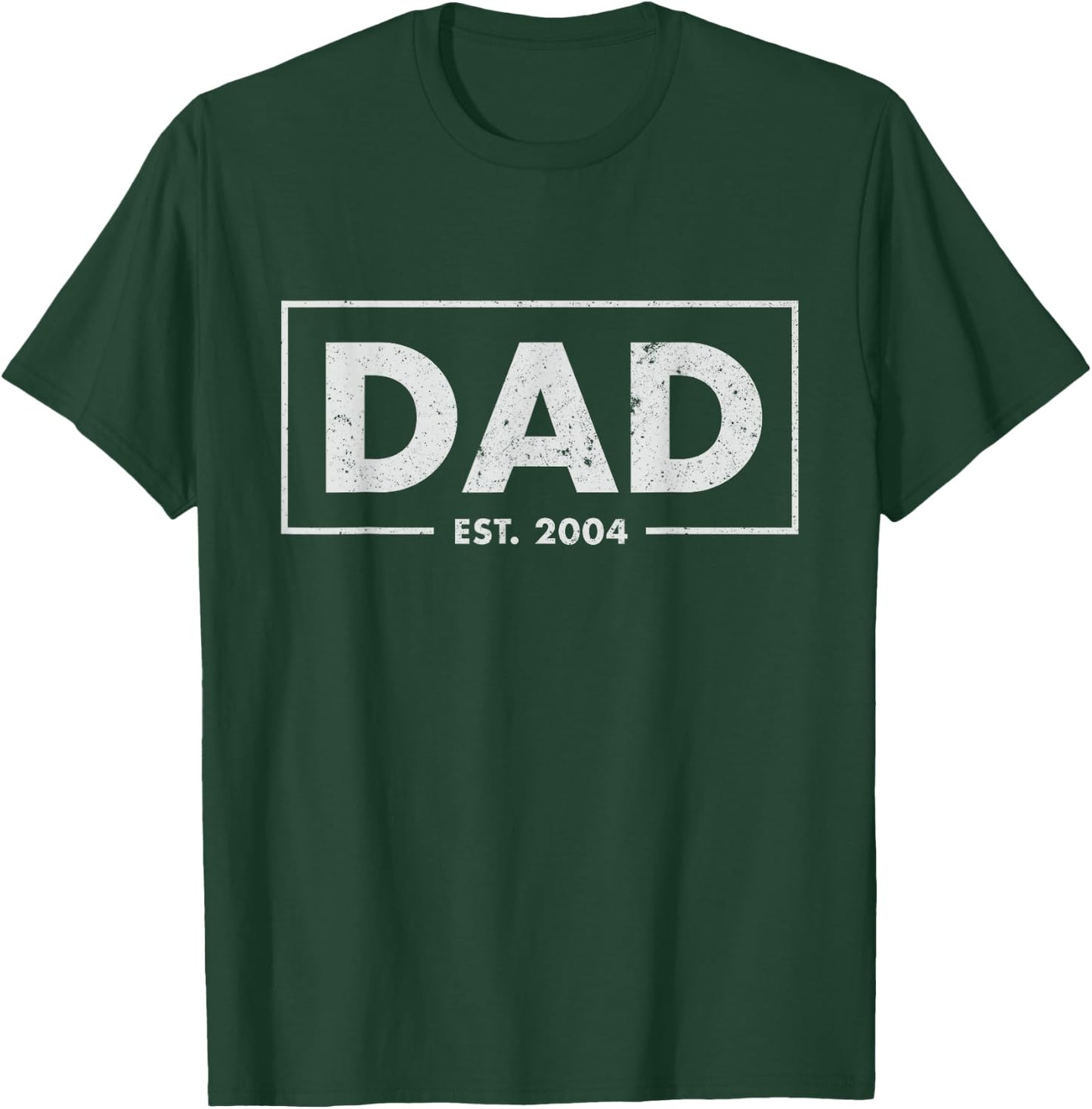 Dad Est. 2004 Father's Day Best Dad T-Shirt - T-Shirt | Forest