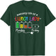 Battery Life Of A School Lunch Lady Cafeteria Worker Teacher T-Shirt - T-Shirt | Forest