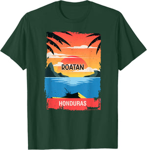 Roatan Souvenir - Honduras Reminder T-Shirt - T-Shirt | Forest