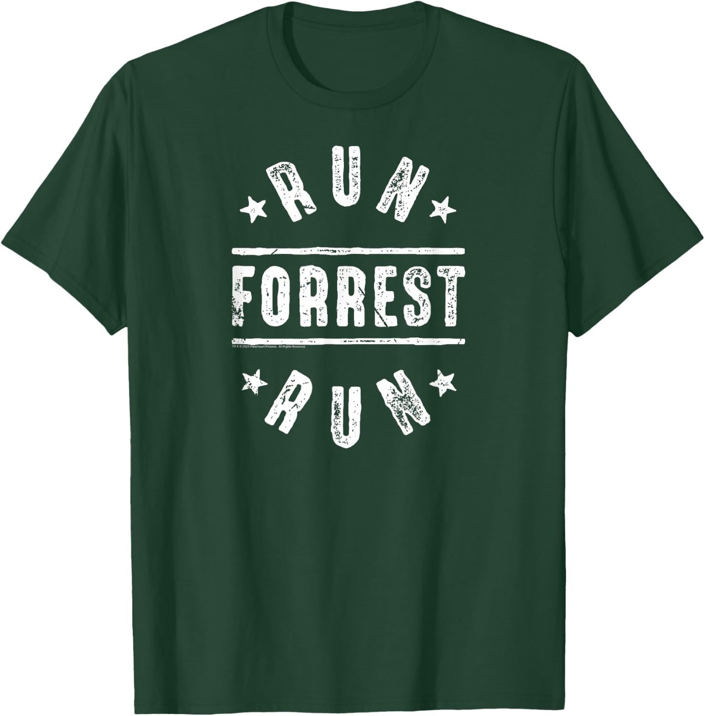 Forrest Gump Run Forrest Run Circle T-Shirt - T-Shirt | Forest
