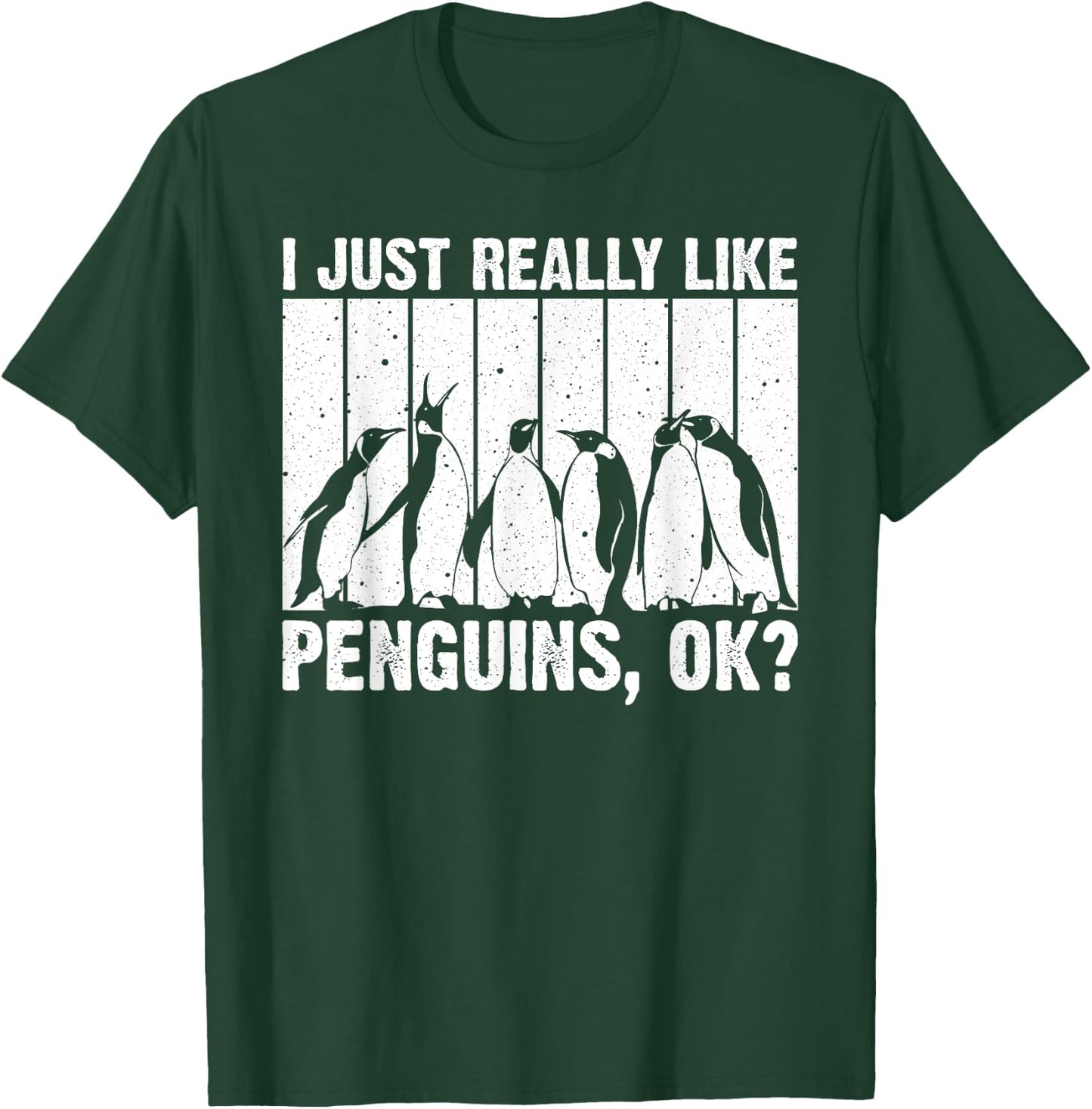 Cool Penguin Art Women Kids Bird Penguin Lovers T-Shirt - T-Shirt | Forest