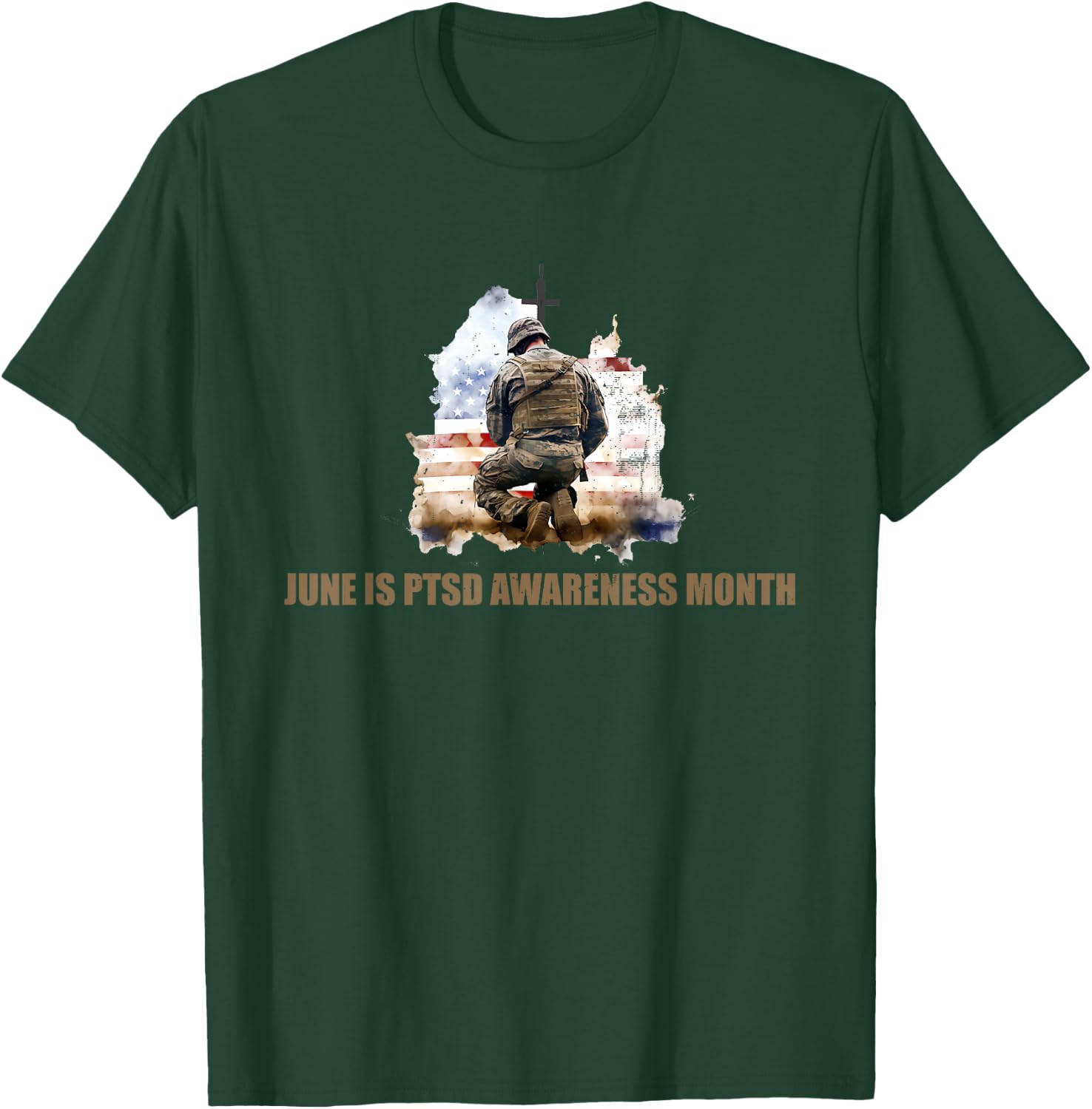June Is PTSD Awareness Month T-Shirt - T-Shirt | Forest