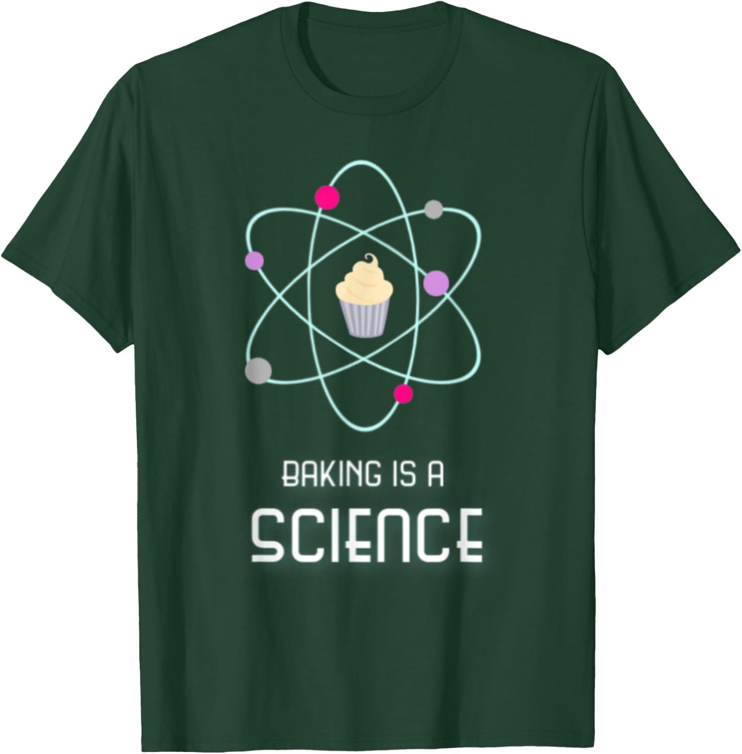 Baking is a Science Fun Graphic T-Shirt - T-Shirt | Forest
