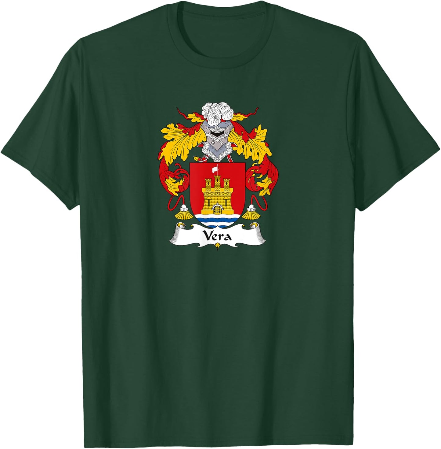 Vera Coat of Arms - Family Crest T-Shirt - T-Shirt | Forest