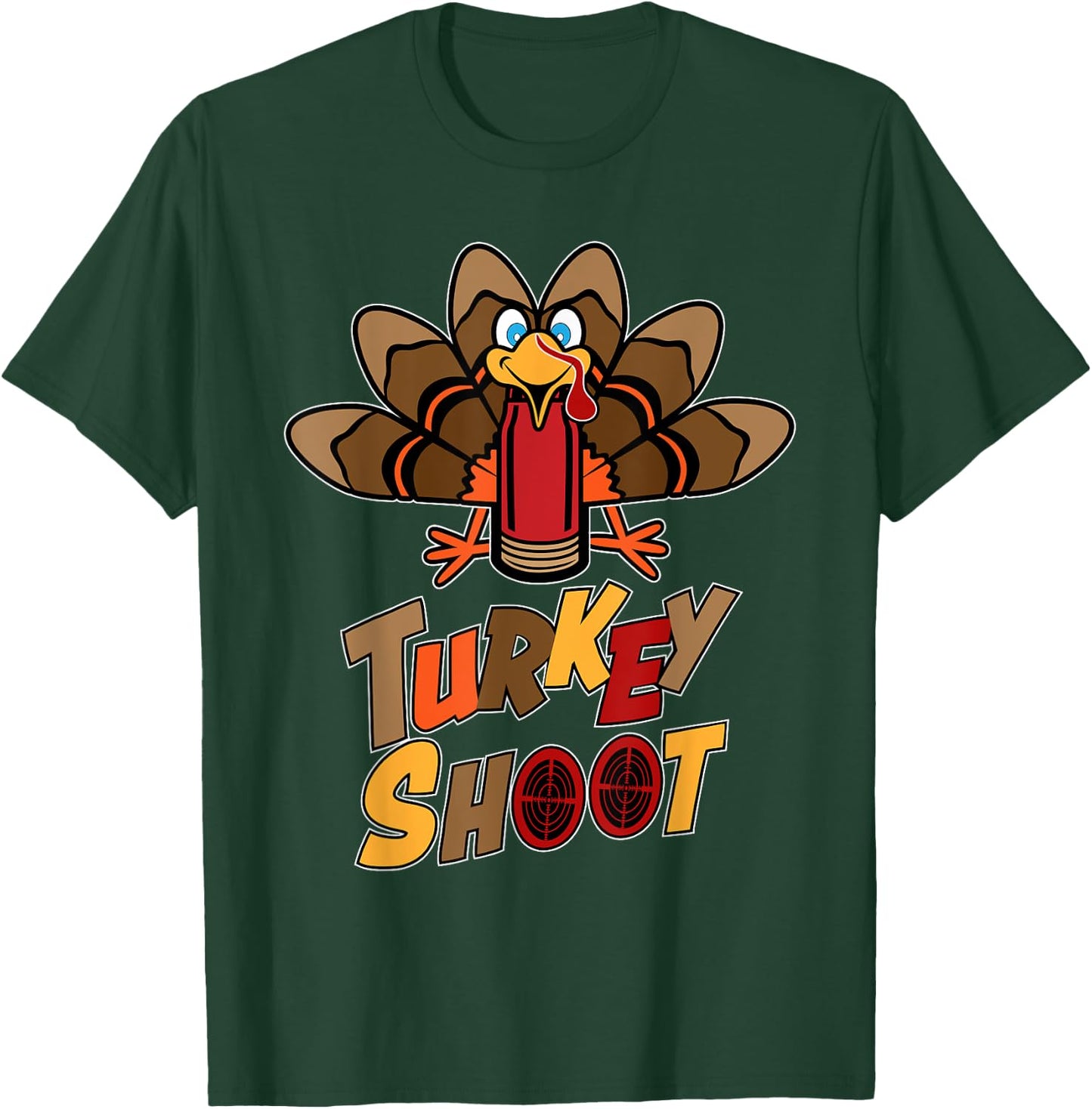 Turkey Shoot Turkey target practice Turkey shoot T-Shirt - T-Shirt | Forest