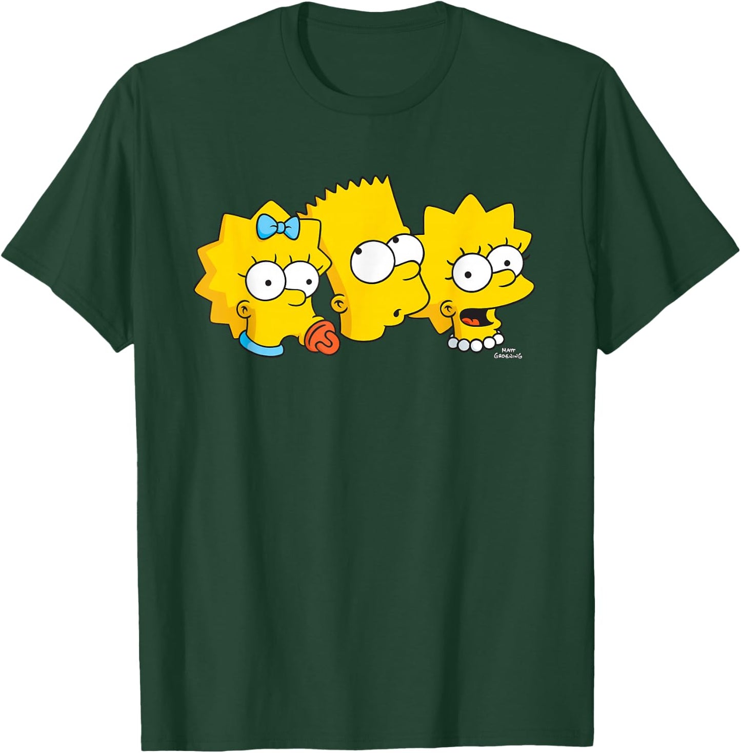 The Simpsons Bart Lisa Maggie T-Shirt - T-Shirt | Forest