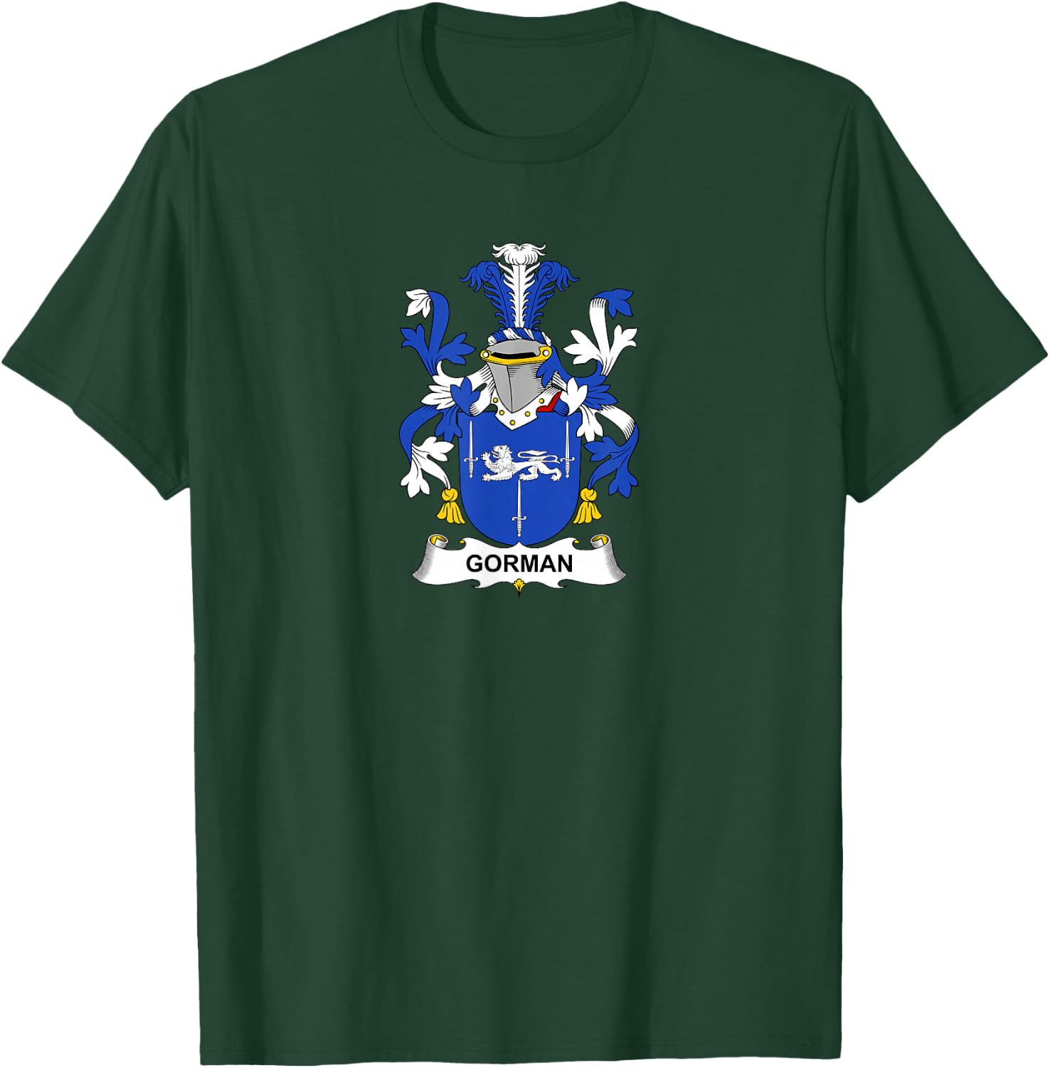 Gorman Coat of Arms - Family Crest T-Shirt - T-Shirt | Forest