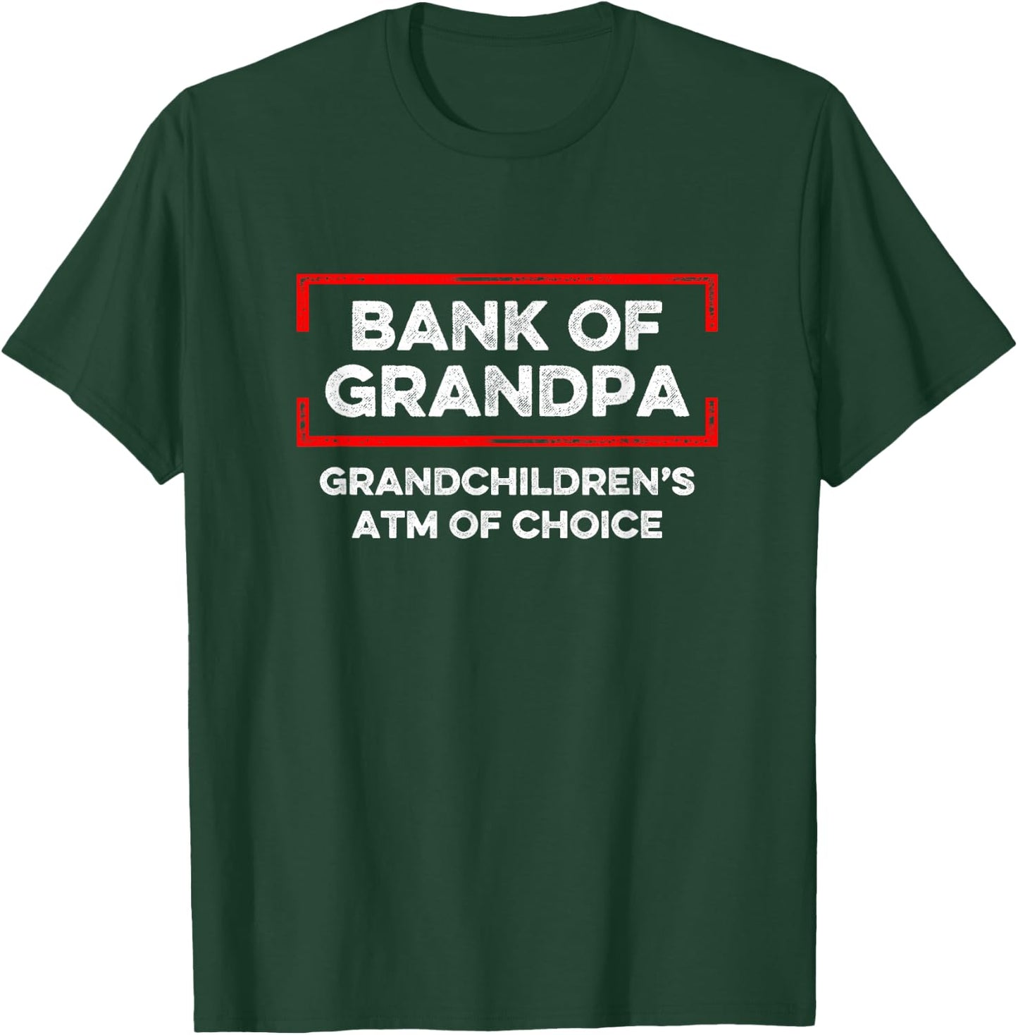 Grandparents Day Grandma Grandpa To Be Bank Funny DA1 T-Shirt - T-Shirt | Forest