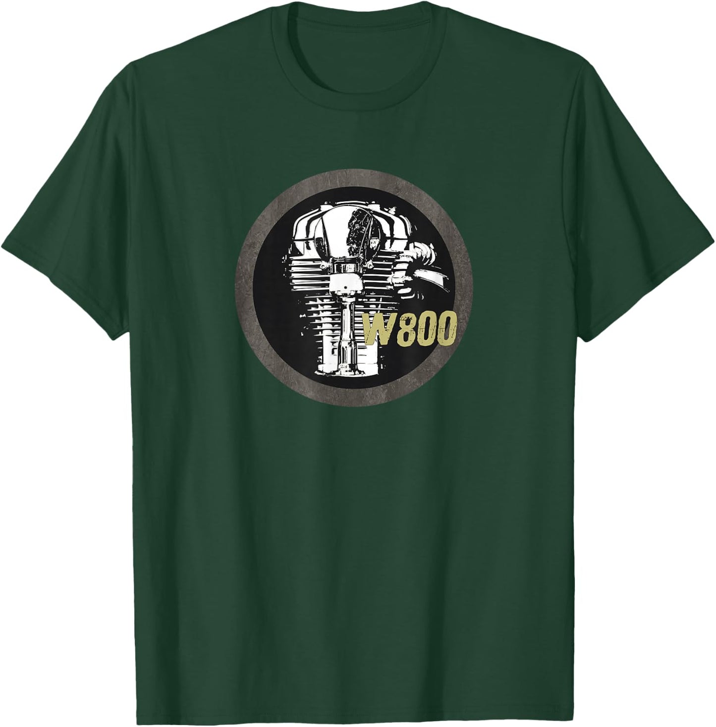 W800 Motorcycle T-Shirt - T-Shirt | Forest