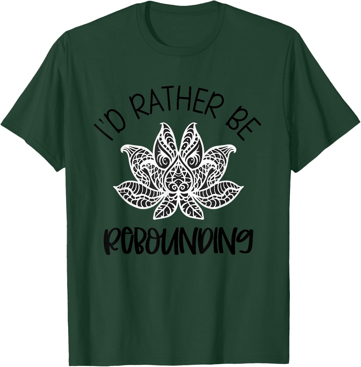 Myofascial Release Rebounding MFR Massage Therapy Lotus T-Shirt - T-Shirt | Forest