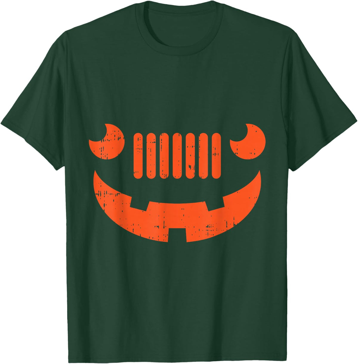 Offroad 4x4 Car Pumpkin Costume Funny Halloween Gamer Gifts T-Shirt - T-Shirt | Forest