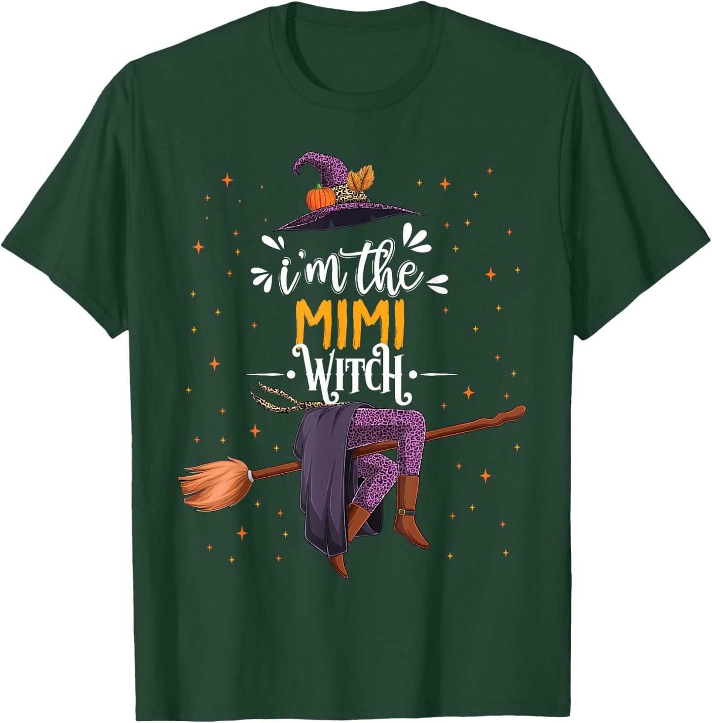 im the Mimi Witch Halloween Matching Group Costume T-Shirt - T-Shirt | Forest