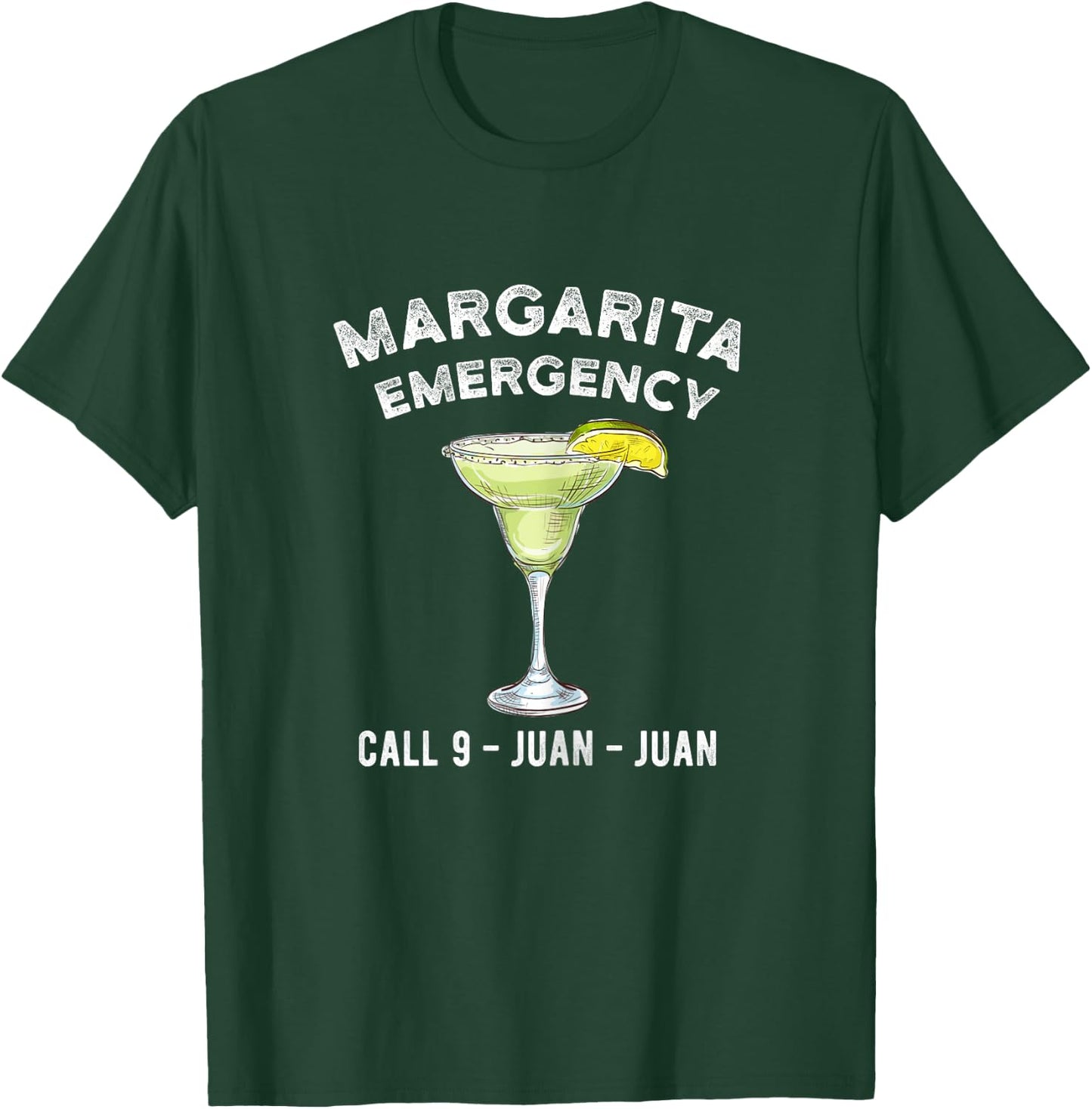 Cocktail Cinco de Mayo Margarita Emergency Call 9 Juan Juan T-Shirt - T-Shirt | Forest