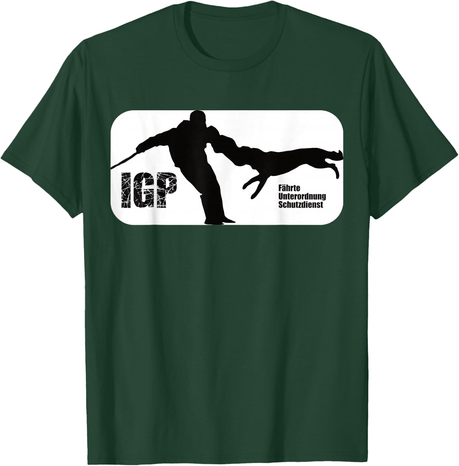 IGP Logo Protective Dog Sports Dog Training T-Shirt - T-Shirt | Forest