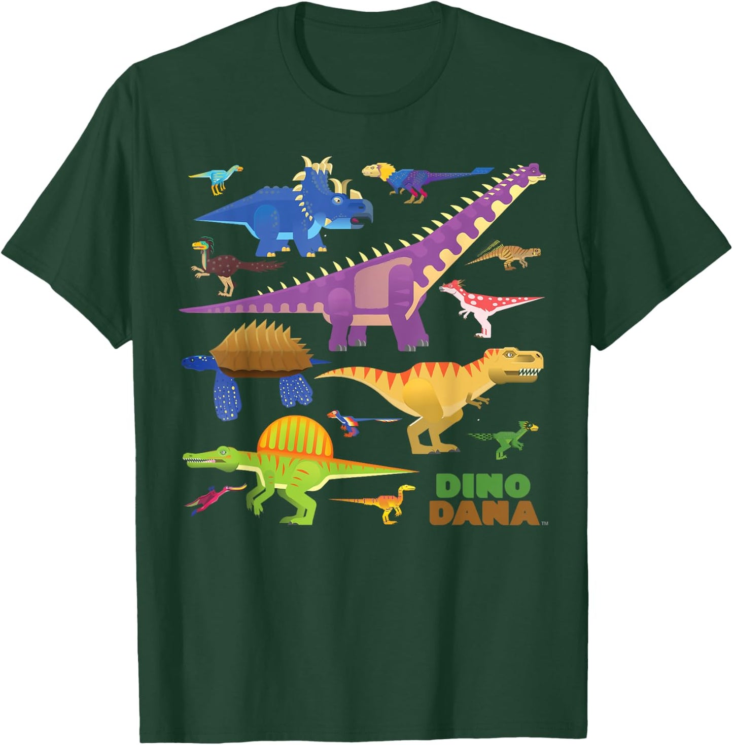 Dino Dana: Dinosaur Collection Shirt T-Shirt - T-Shirt | Forest