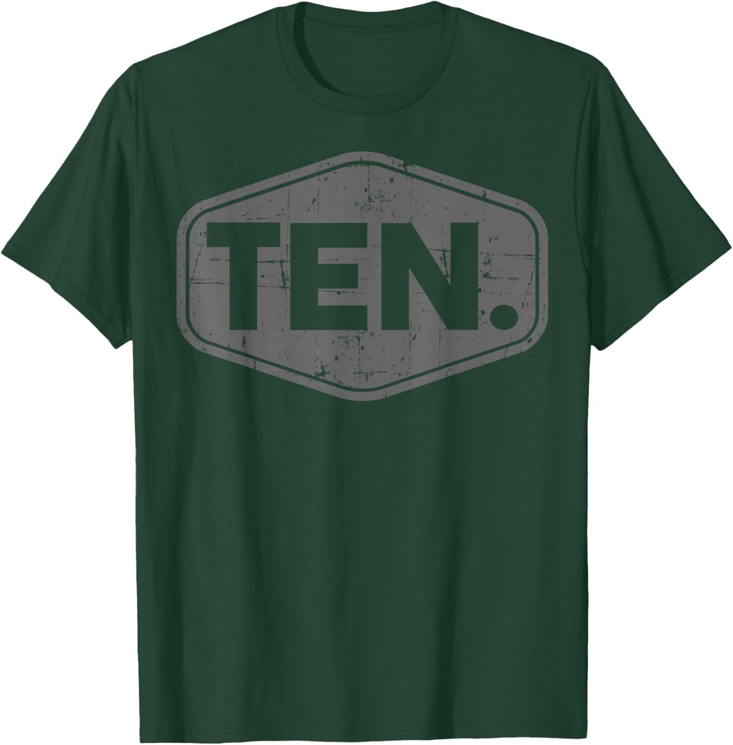 10th Birthday of Boy or Girl, 10 Years Old, Ten T-Shirt - T-Shirt | Forest