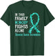In This Family Nobody Fights Alone Desmoid Tumor T-Shirt - T-Shirt | Forest