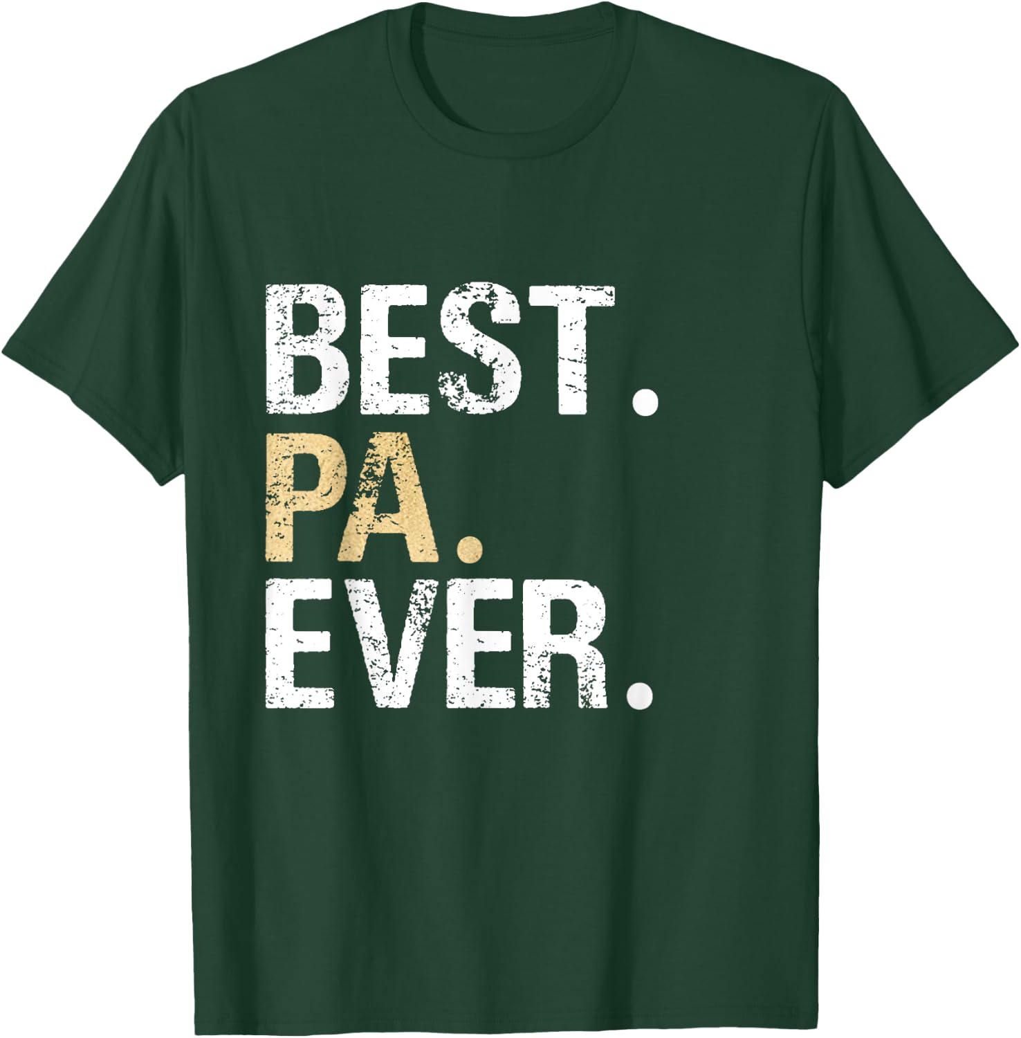 Pa Gift from Granddaughter Grandson Best Pa T-Shirt - T-Shirt | Forest