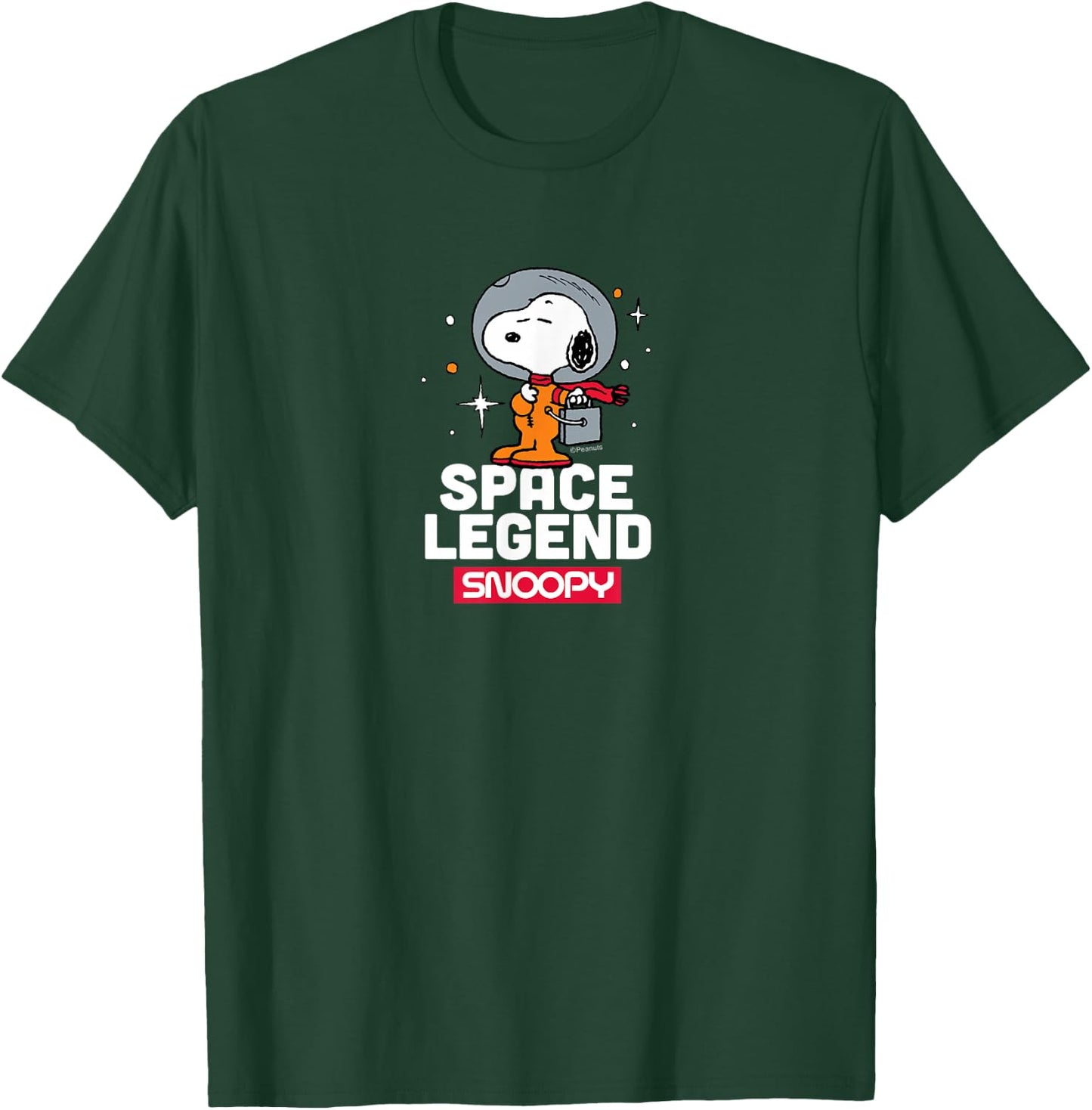 Peanuts - Snoopy Space Legend Astronaut Beagle T-Shirt - T-Shirt | Forest