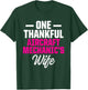 Aircraft Mechanic Wife Maintenance Technician T-Shirt - T-Shirt | Forest