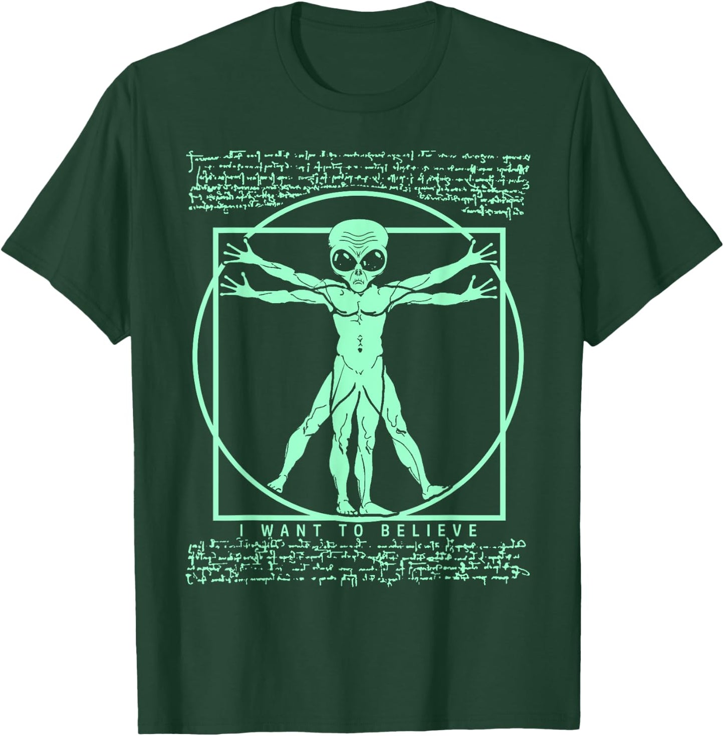 Extraterrestrial, Ancient Astronaut Theorist - UFO - Alien T-Shirt - T-Shirt | Forest