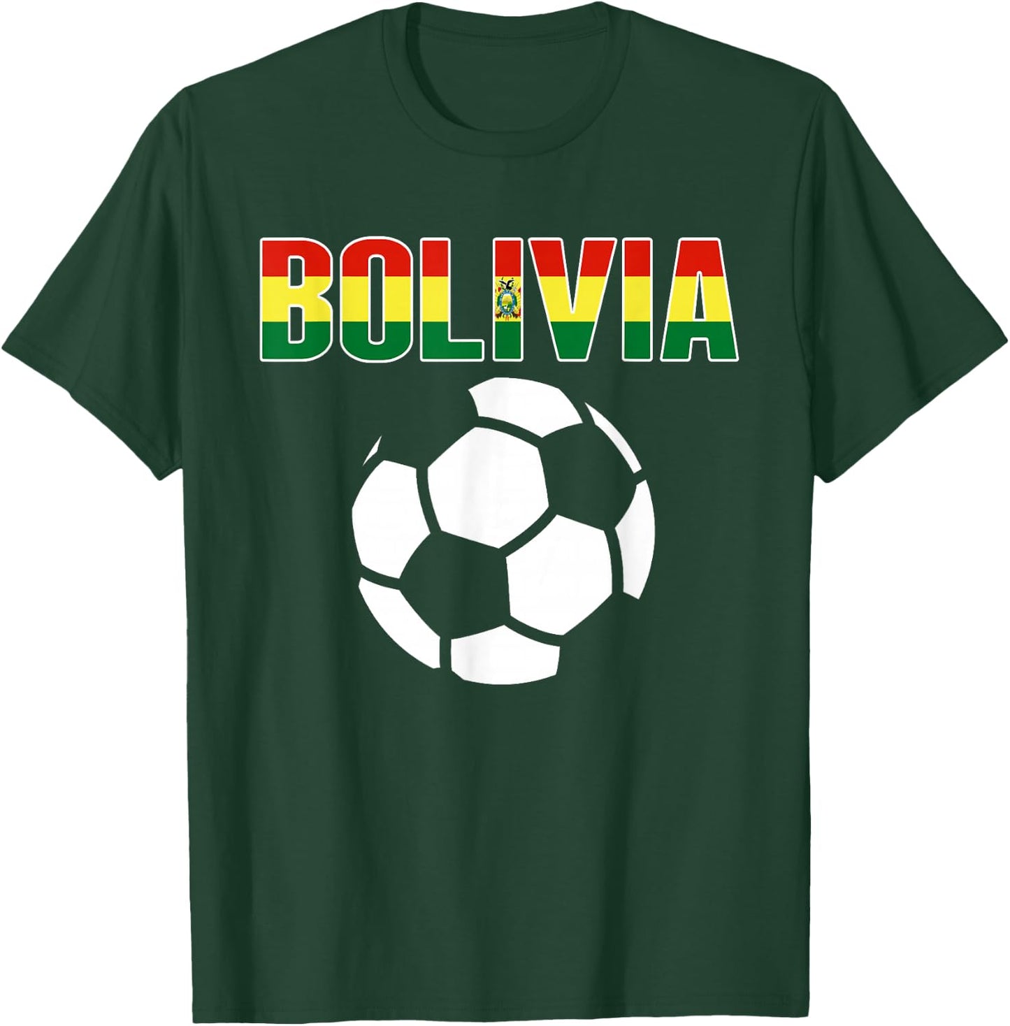 Proud Bolivia Soccer Fans Jersey - Support Bolivian Football T-Shirt - T-Shirt | Forest