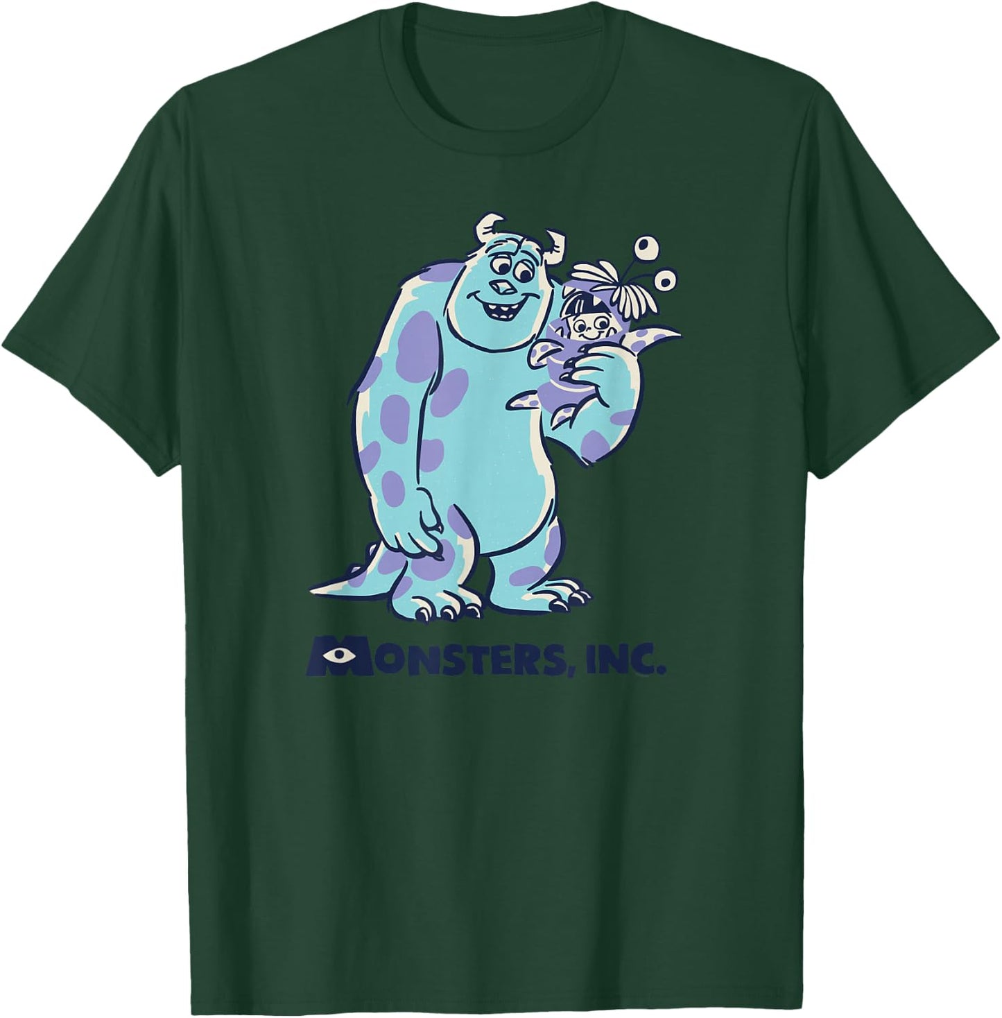 Disney PIXAR Monsters Inc. Sulley and Boo Smiles T-Shirt - T-Shirt | Forest