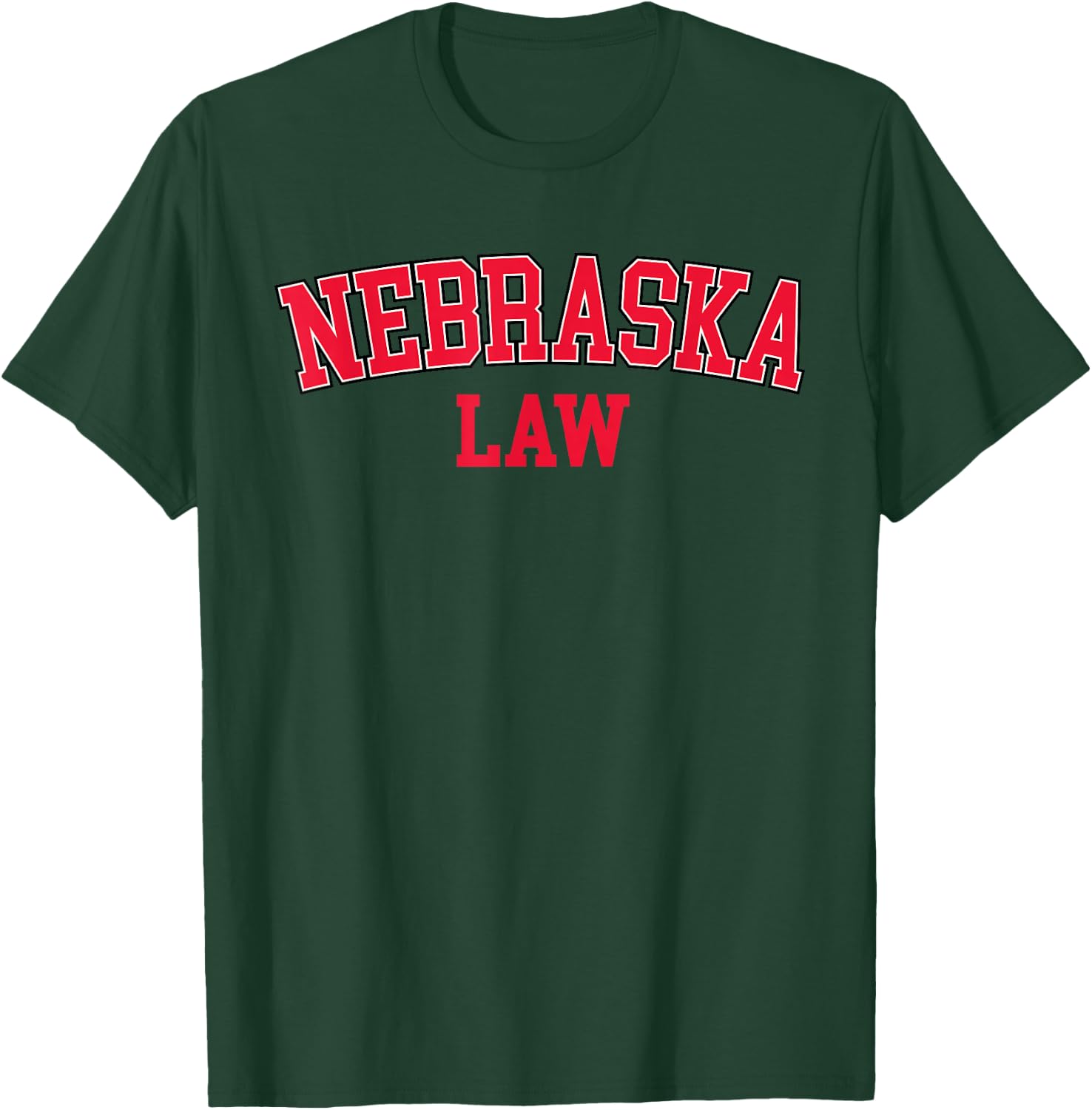 Nebraska Law, Nebraska Bar Graduate Gift Lawyer College T-Shirt - T-Shirt | Forest