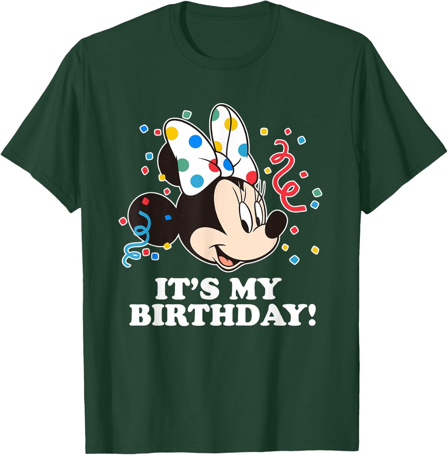Disney Minnie Mouse It's My Birthday Small T-Shirt - T-Shirt | Forest