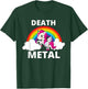 Death Metal Unicorn Rainbow Heavy Metal T-Shirt - T-Shirt | Forest