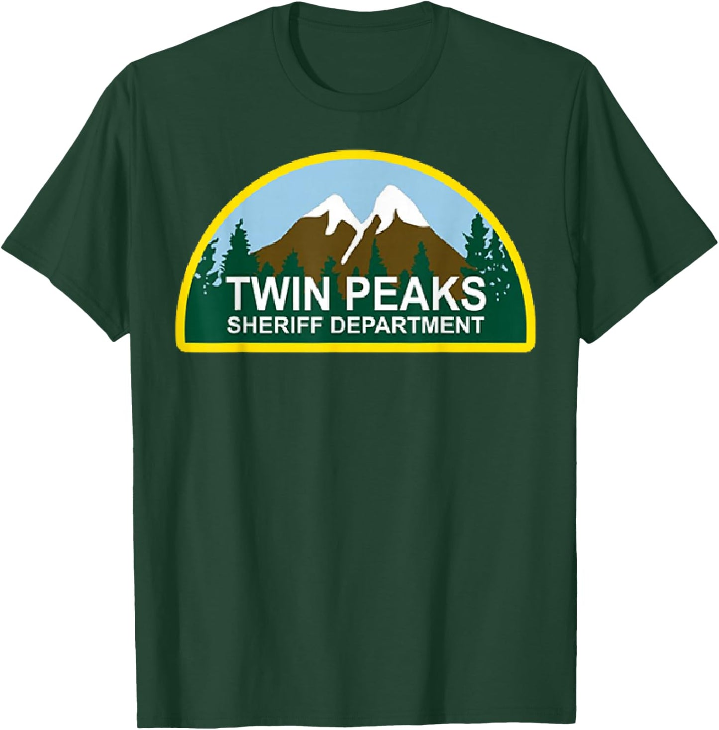Twin Peaks Sheriff Department Graphic T-Shirt - T-Shirt | Forest