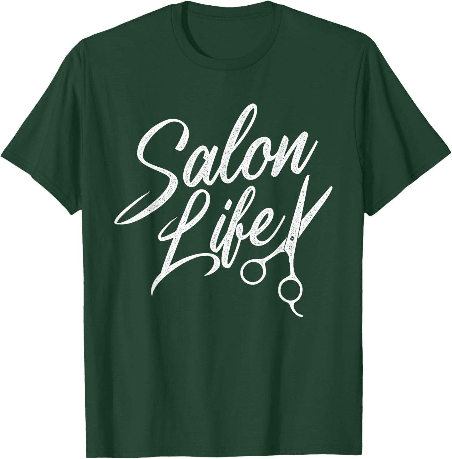 Salon Life - Hairdresser Hair Trimmer Hairdresser Beautician T-Shirt - T-Shirt | Forest