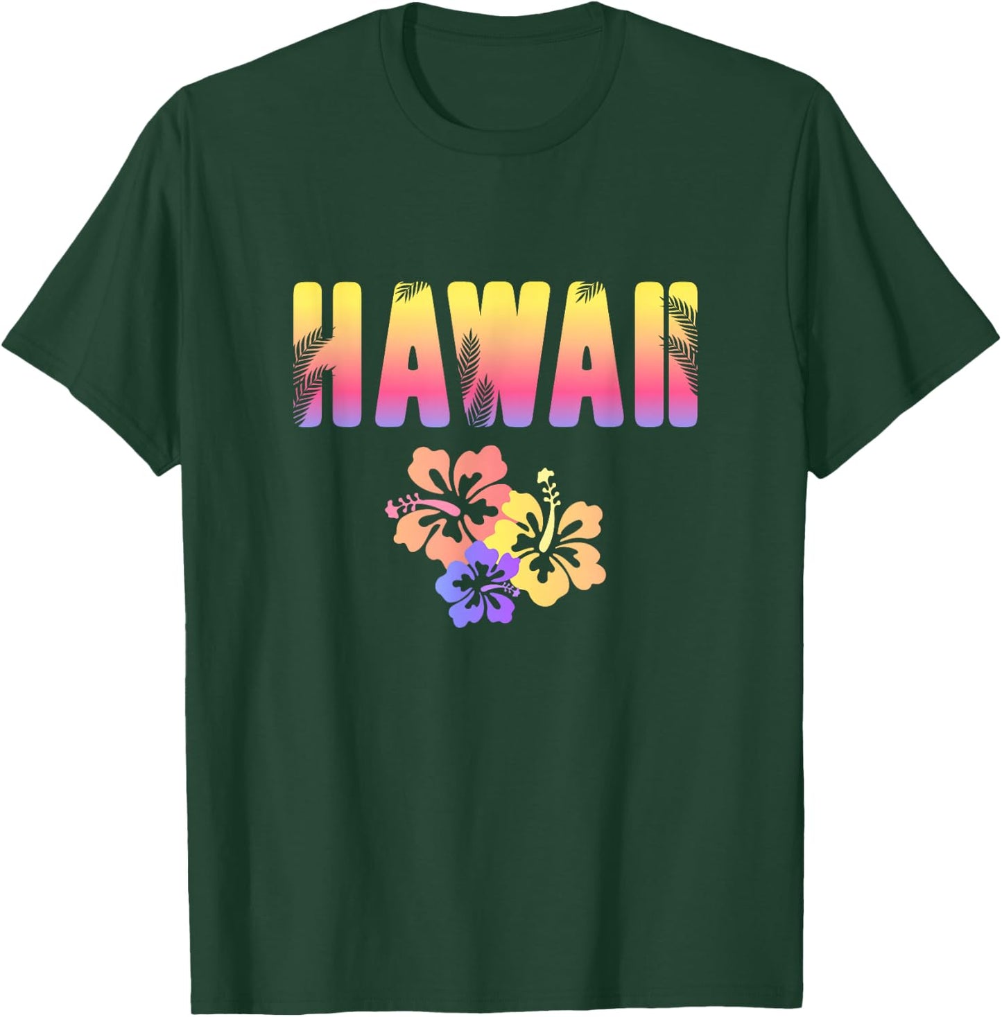 Hawaii Family Vacation Matching Floral T-Shirt - T-Shirt | Forest