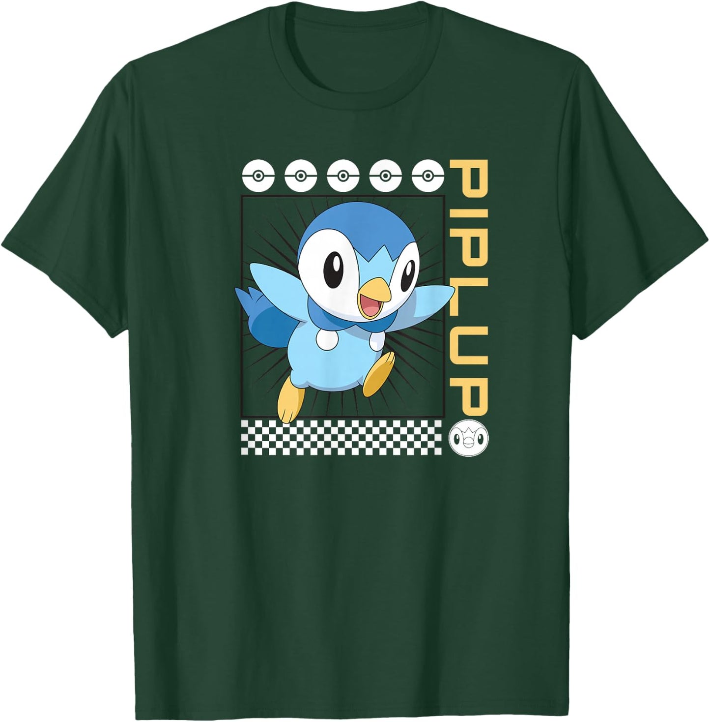 Pokemon Piplup , Blue, Small T-Shirt - T-Shirt | Forest