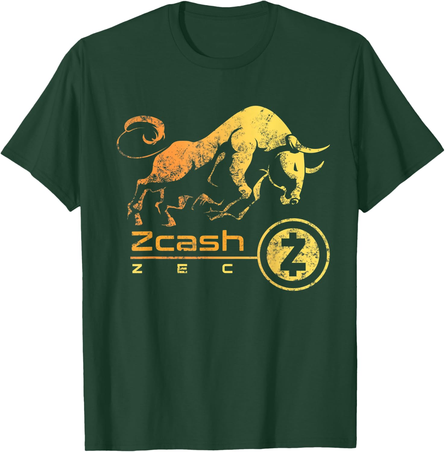Zcash Crypto BULLRUN HODL ZEC to the Moon! Millionaire Token T-Shirt - T-Shirt | Forest