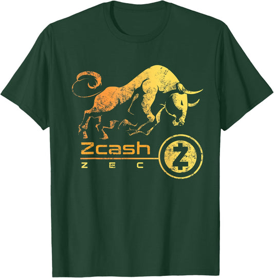 Zcash Crypto BULLRUN HODL ZEC to the Moon! Millionaire Token T-Shirt - T-Shirt | Forest