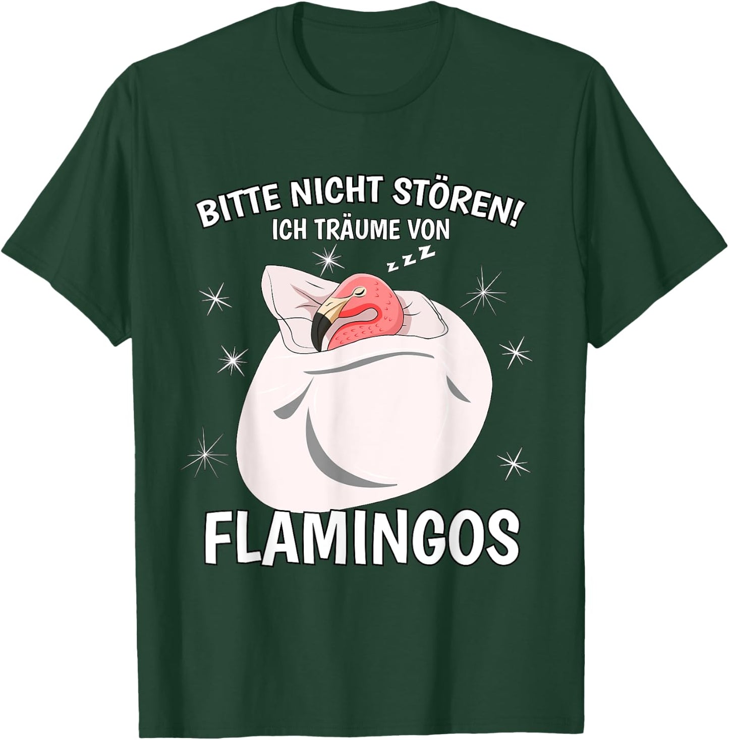 Ich Träume Von Flamingos Sleep Shirt Nightdress Flamingo T-Shirt - T-Shirt | Forest