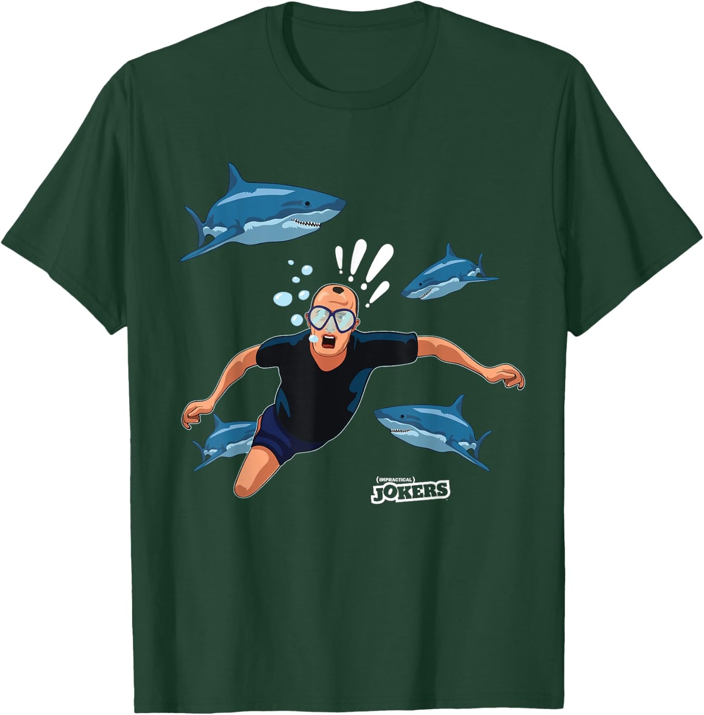 Impractical Jokers Murr and Shark T-Shirt - T-Shirt | Forest