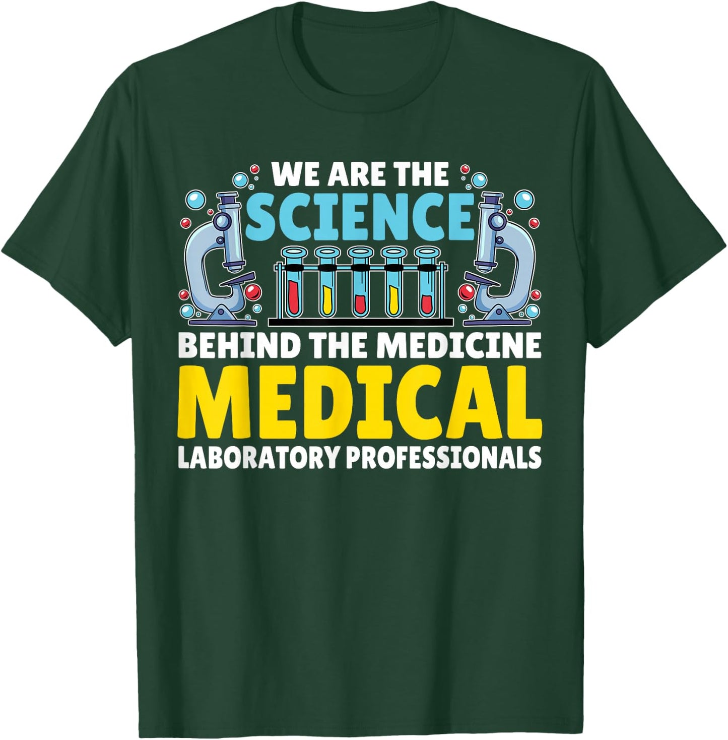 Happy lab week 2026 Phlebotomist Laboratory Week 2026 T-Shirt - T-Shirt | Forest