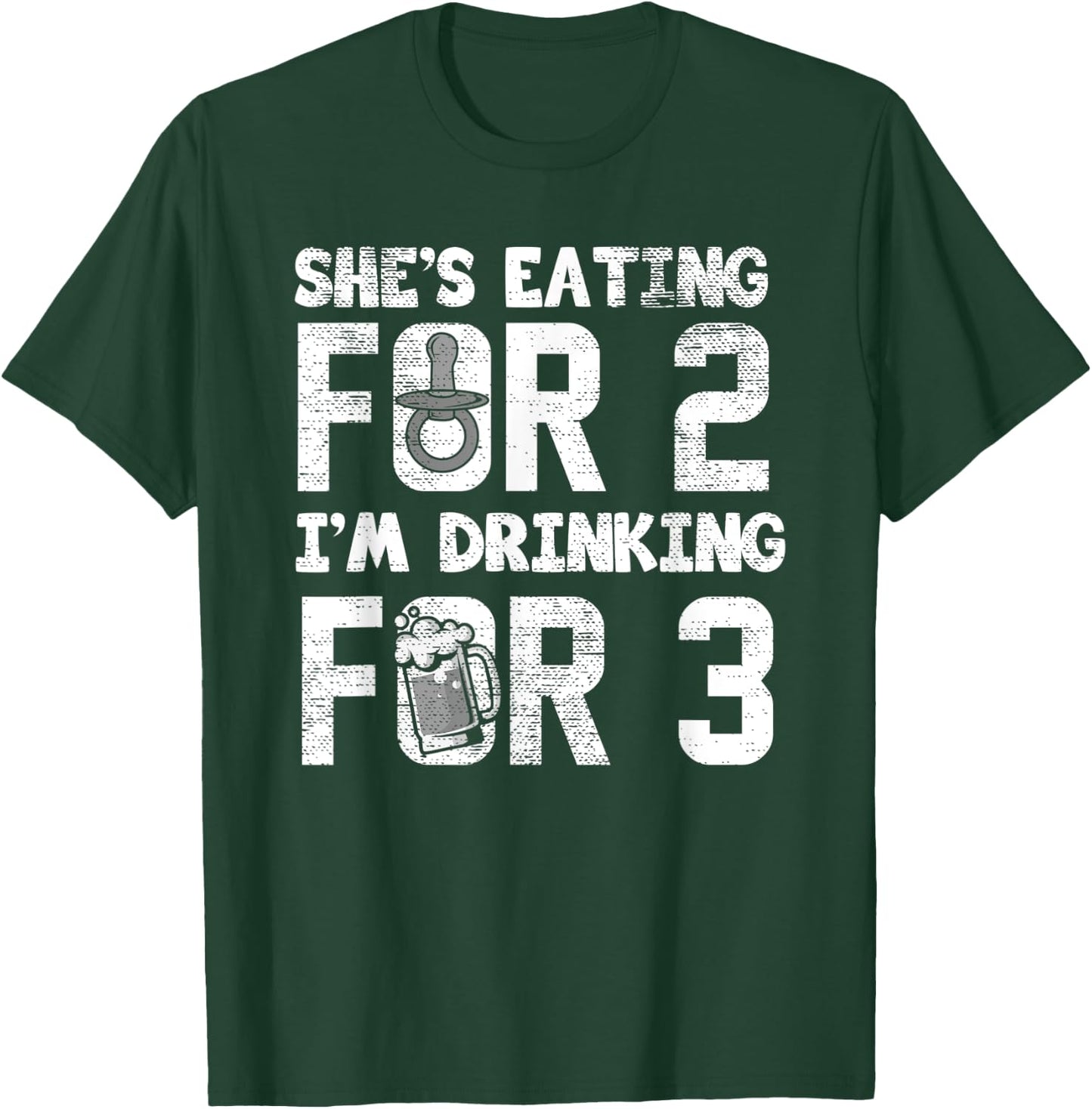 Funny Pregnancy Announcement Matching Couple Gift Men Women T-Shirt - T-Shirt | Forest