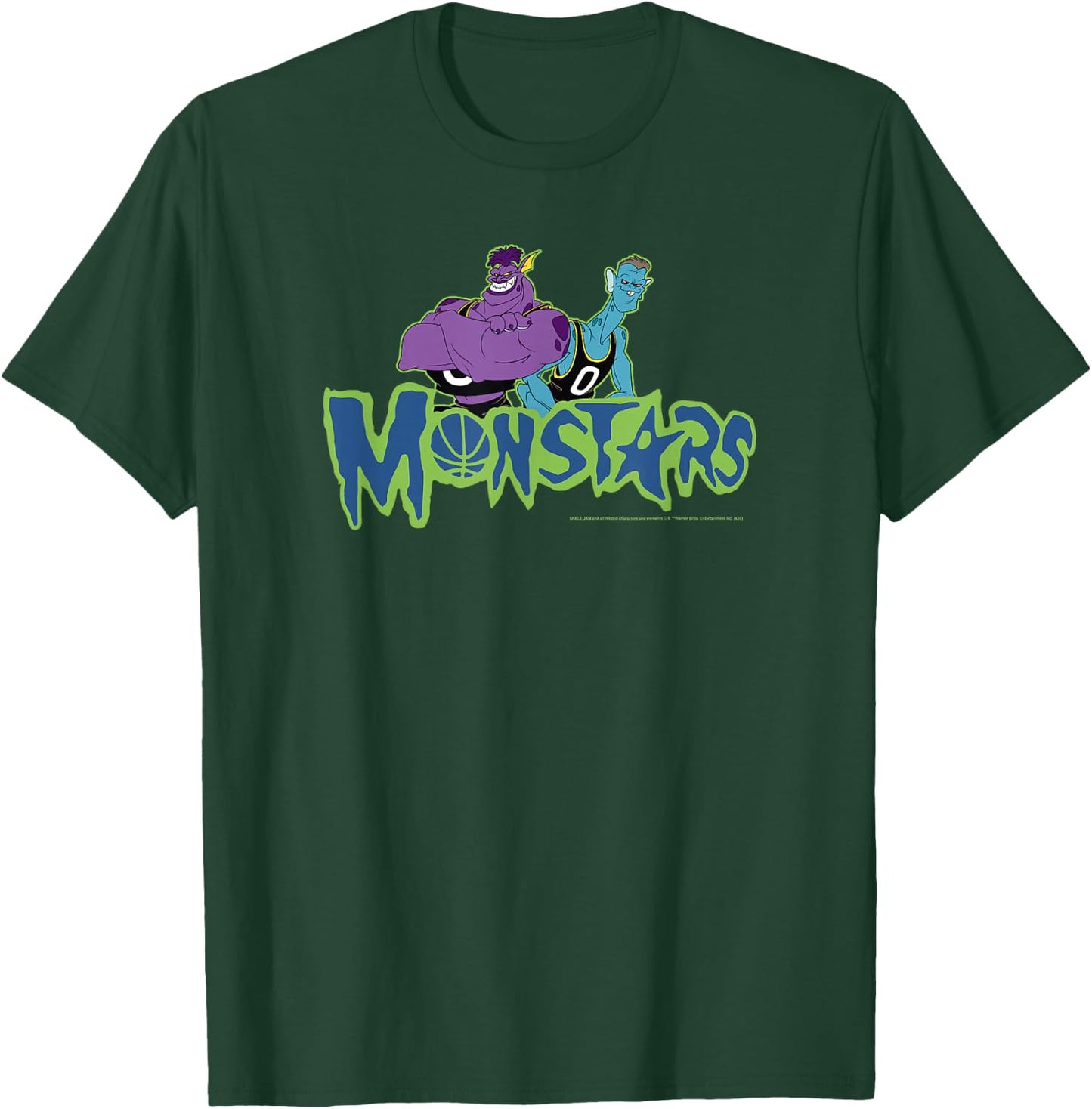 Space Jam Classic Monstars Alien Logo T-Shirt - T-Shirt | Forest